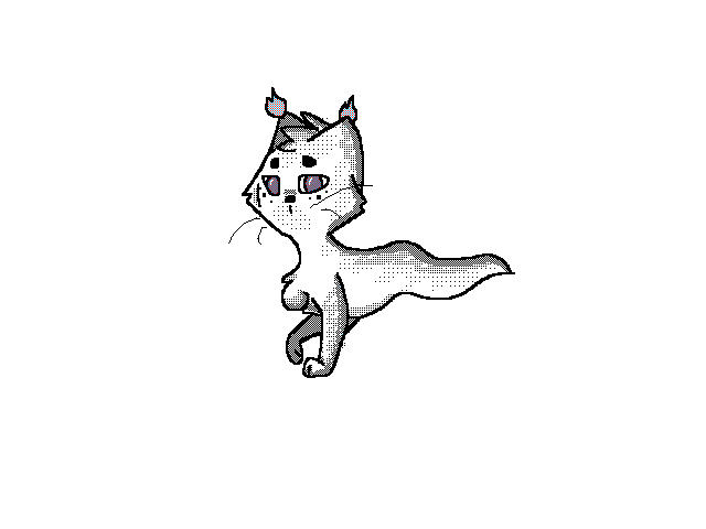 Crappy ghost cat