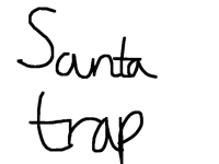 Santa trap: by Pusheen