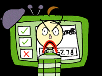 Angry baldi