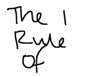 The 1 rule of Minecraft