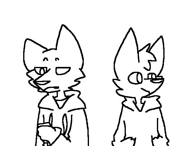 WIP fly thwack lineart
