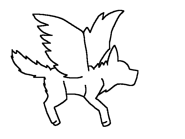 Fly cycle WIP line drawing